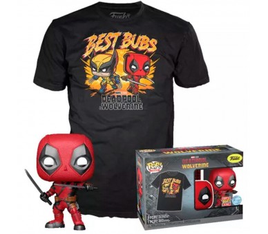 Set figura POP & Tee Marvel Deadpool & Wolverine