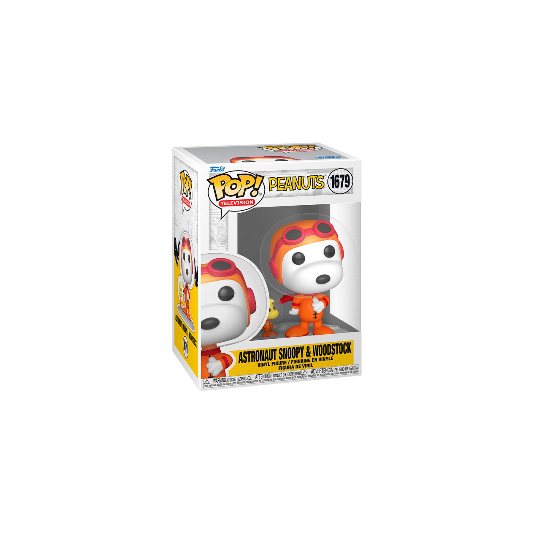 Figura POP Snoopy Astronaut Snoopy & Woodstock