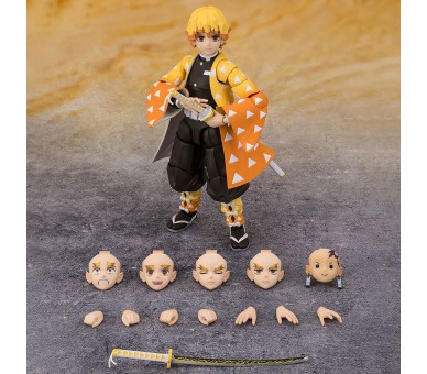 Figura S.H. Figuarts Zenitsu Agatsuma Demon Slayer Kimetsu no Yaiba 14cm