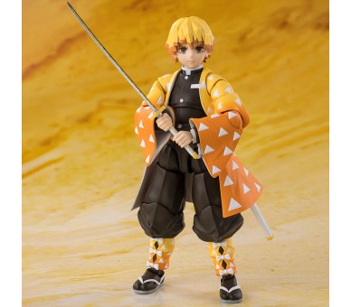 Figura S.H. Figuarts Zenitsu Agatsuma Demon Slayer Kimetsu no Yaiba 14cm