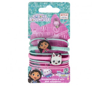 Blister 8 coleteros La Casa de Muñecas de Gabby