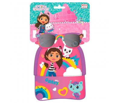 Set gorra + gafas sol La Casa de Muñecas de Gabby