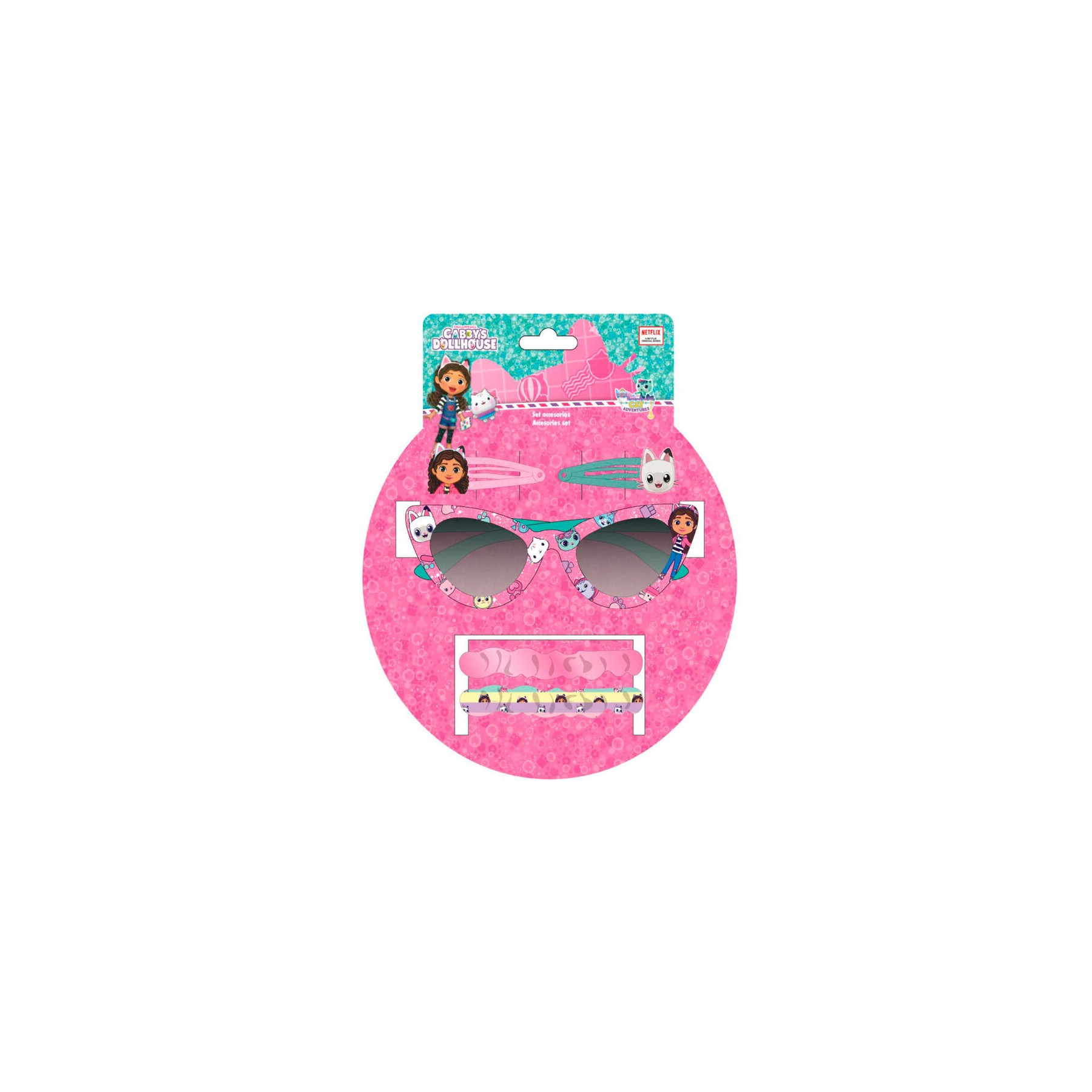 Set belleza + gafas sol La Casa de Muñecas de Gabby