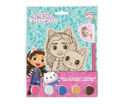 Figura coloreable La Casa de Muñecas de Gabby