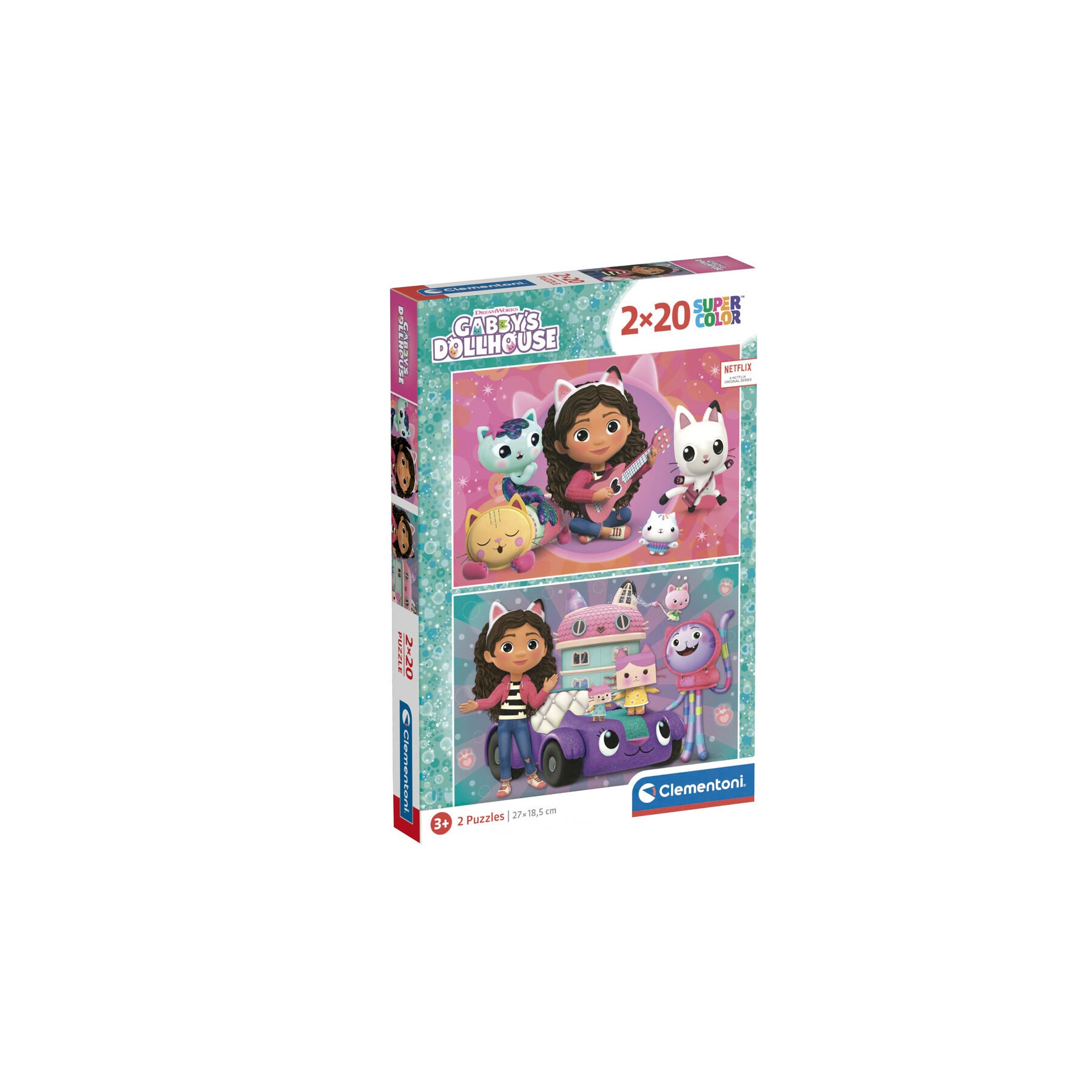 Puzzle La Casa de Muñecas de Gabby 2x20pzs
