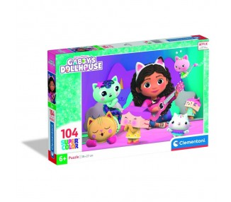 Puzzle La Casa de Muñecas de Gabby 104pzs