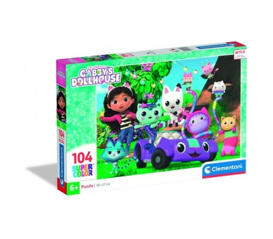 Puzzle La Casa de Muñecas de Gabby 104pzs