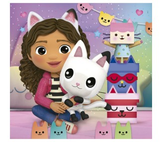Puzzle La Casa de Muñecas de Gabby 3x48pzs