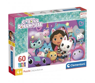 Puzzle La Casa de Muñecas de Gabby 60pzs