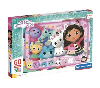 Puzzle maxi La Casa de Muñecas de Gabby 60pzs