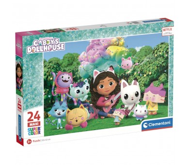 Puzzle maxi La Casa de Muñecas de Gabby 24pzs