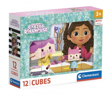 Puzzle cubo La Casa de Muñecas de Gabby 12pzs