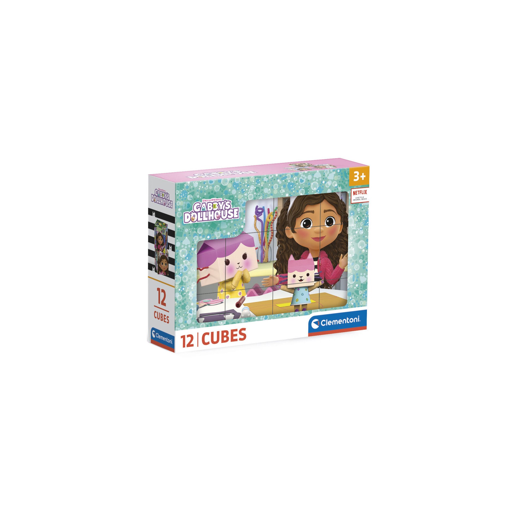 Puzzle cubo La Casa de Muñecas de Gabby 12pzs