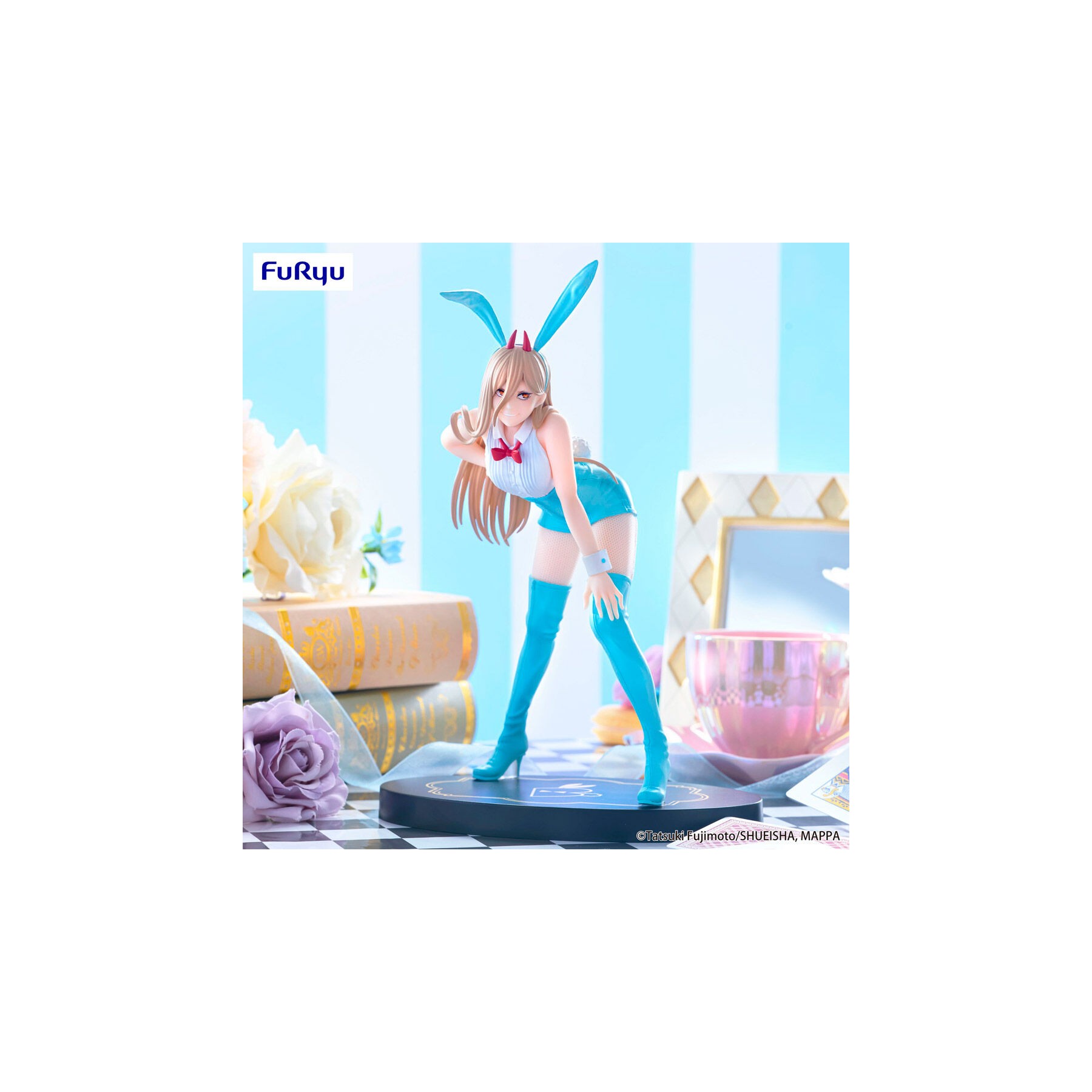 Figura Power Light Blue Color Bicute Bunnies Chainsaw Man 25cm