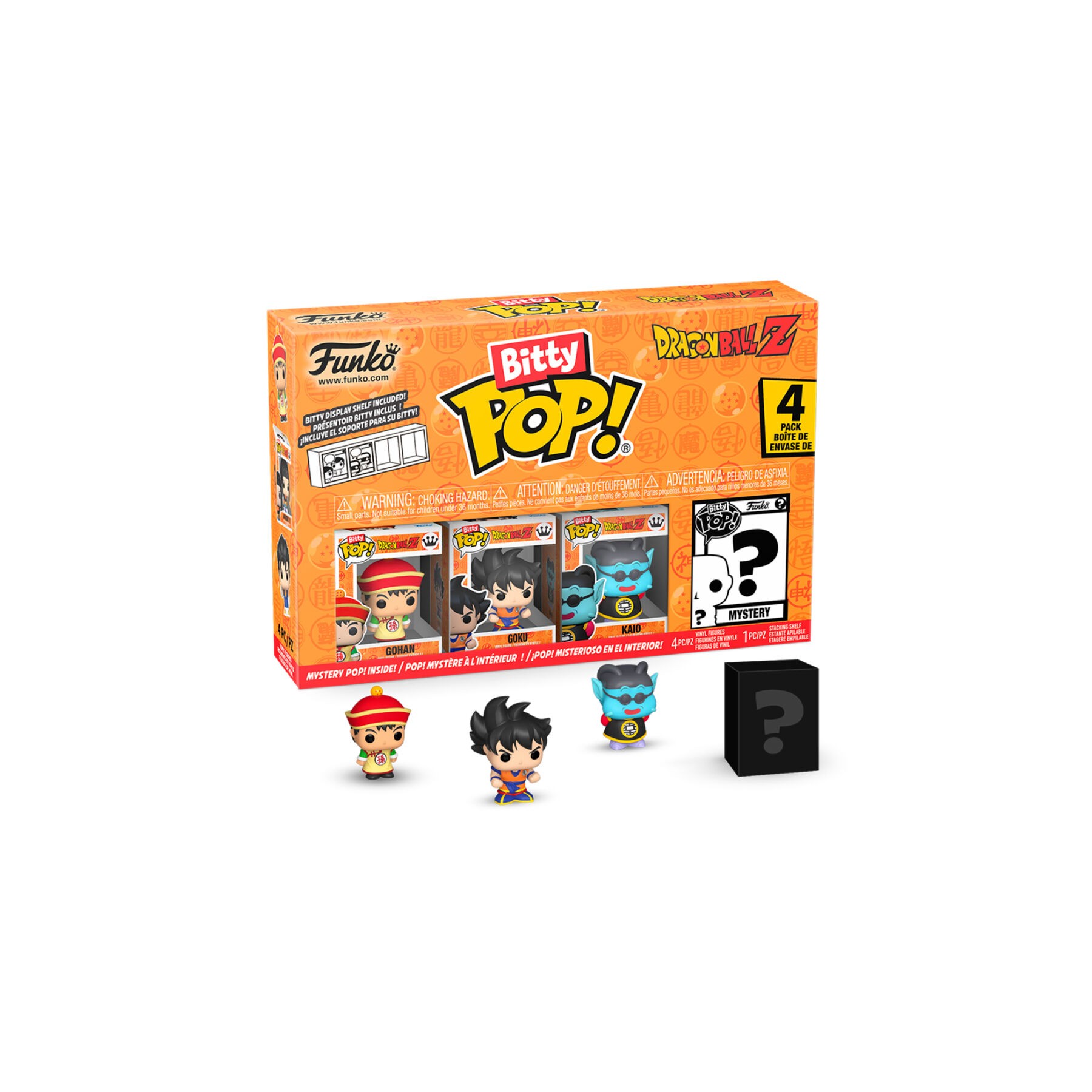 Blister 4 figuras Bitty POP Dragon Ball Z Cell