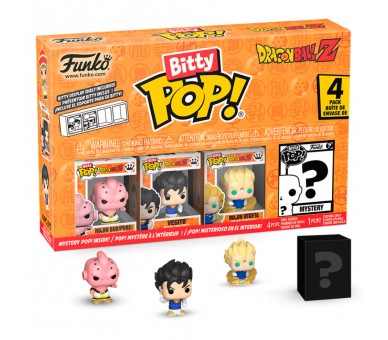 Blister 4 figuras Bitty POP Dragon Ball Z Gohan