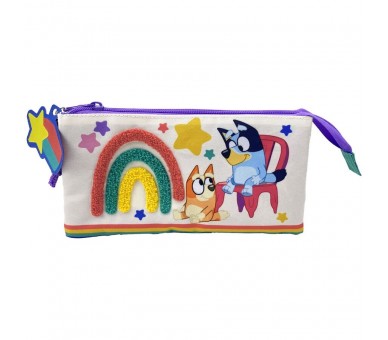 Portatodo Rainbow Bluey triple