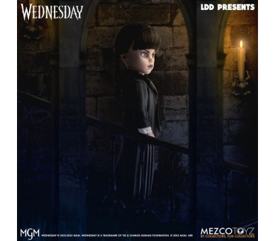Muñeca Miercoles Uniforme Wednesday Living Dolls 25,5cm