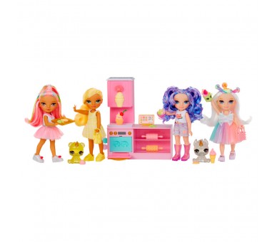 Playset + Muñeca Little Dessert Shop with Kandy Rainbow High