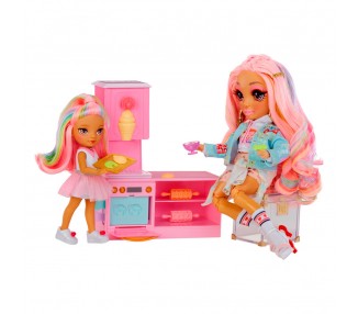 Playset + Muñeca Little Dessert Shop with Kandy Rainbow High