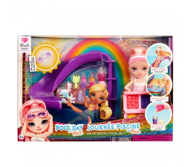 Playset + Muñeca Little Pool Day with Blush Rainbow High