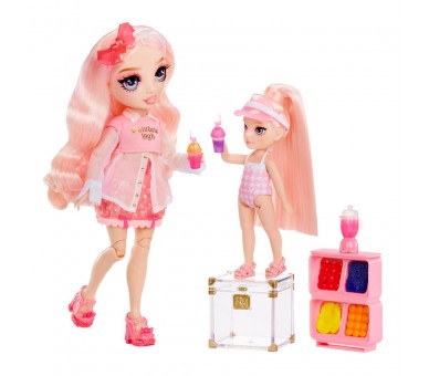 Playset + Muñeca Little Pool Day with Blush Rainbow High