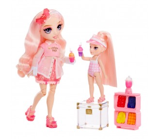 Playset + Muñeca Little Pool Day with Blush Rainbow High