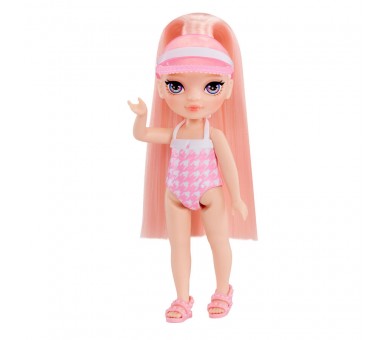 Playset + Muñeca Little Pool Day with Blush Rainbow High