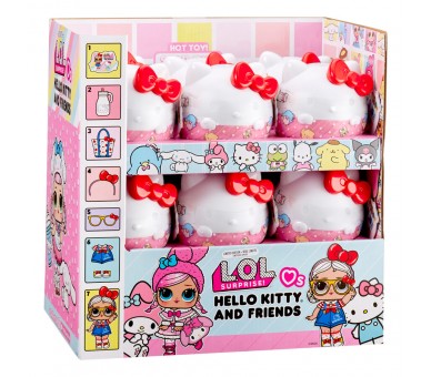 Capsula sorpresa Loves Hello Kitty Tots & Friends L.O.L. Surprise surtido