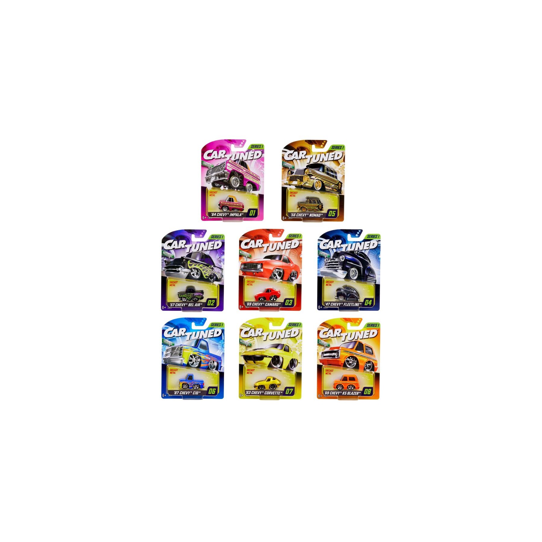 Coche Tuned metal surtido