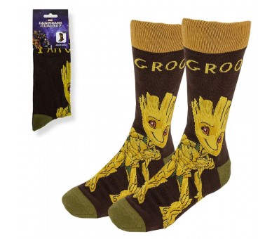 Set calcetines Groot Guardianes de La Galaxia Marvel adulto