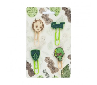 Set 4 Clips Groot Marvel