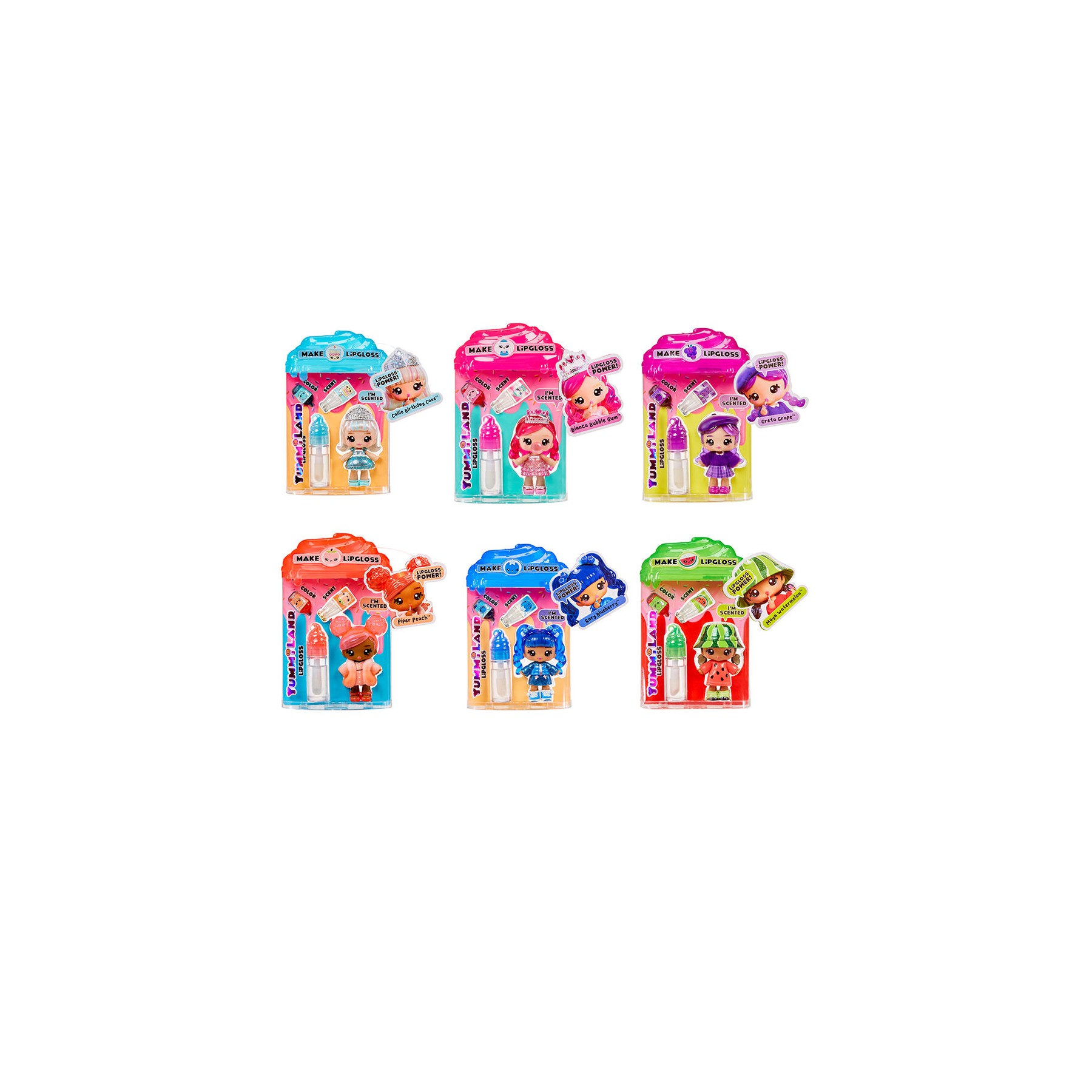 Muñeca Mini + brillo de labios Yummiland surtido