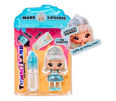 Muñeca Mini + brillo de labios Yummiland surtido