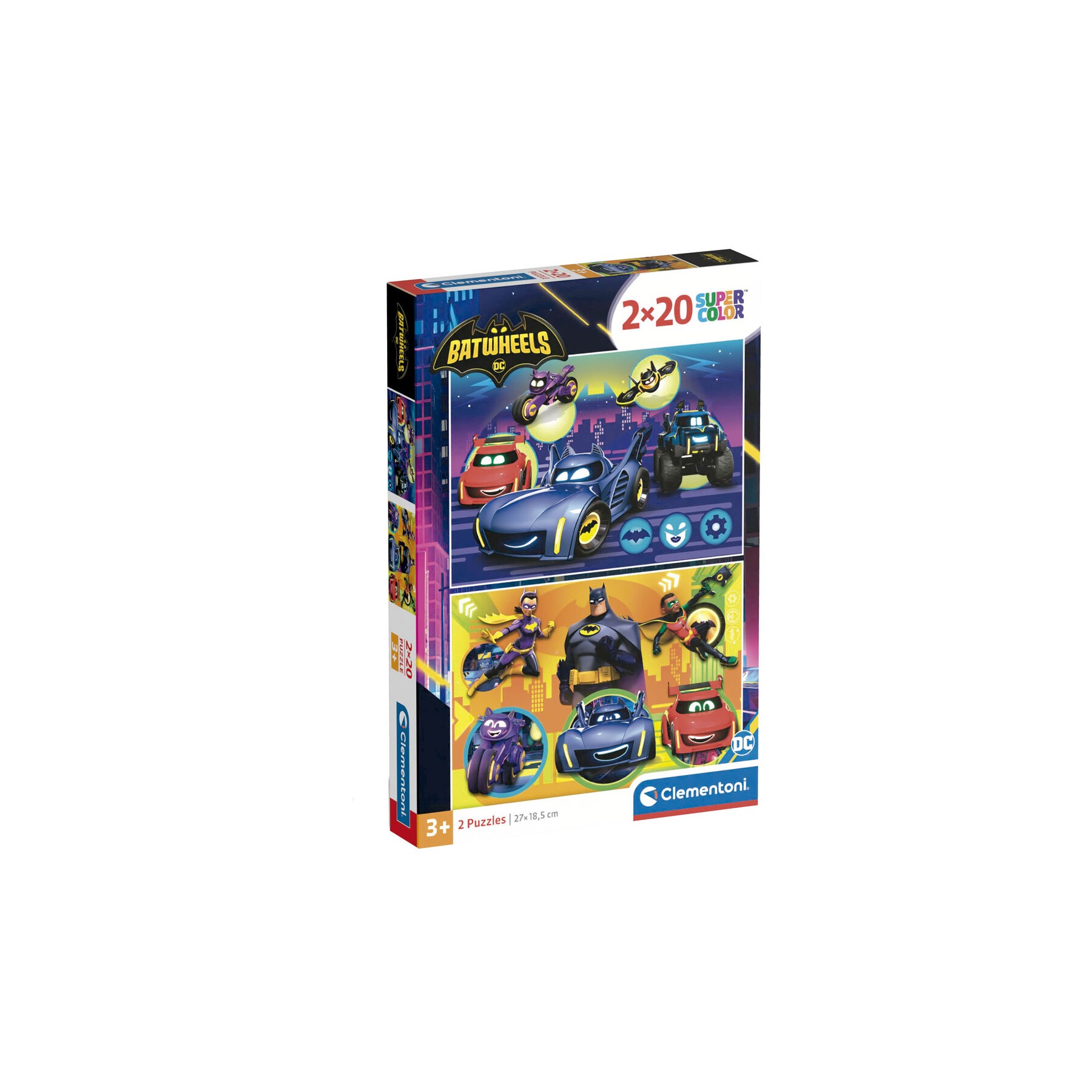 Puzzle Batwheels DC Comics 2x60pzs