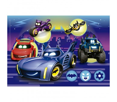 Puzzle Batwheels DC Comics 2x60pzs