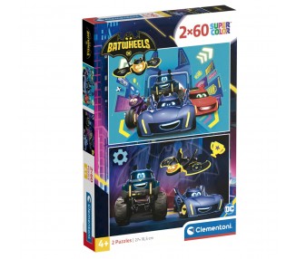Puzzle Batwheels DC Comics 2x60pzs