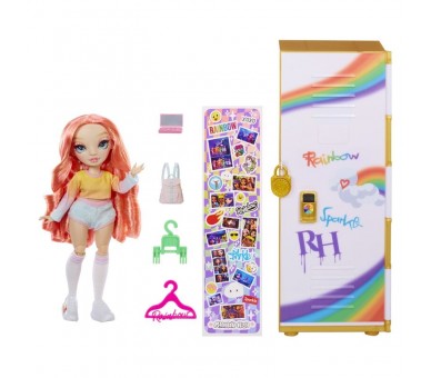 Playset muñeca con taquilla Rainbow High