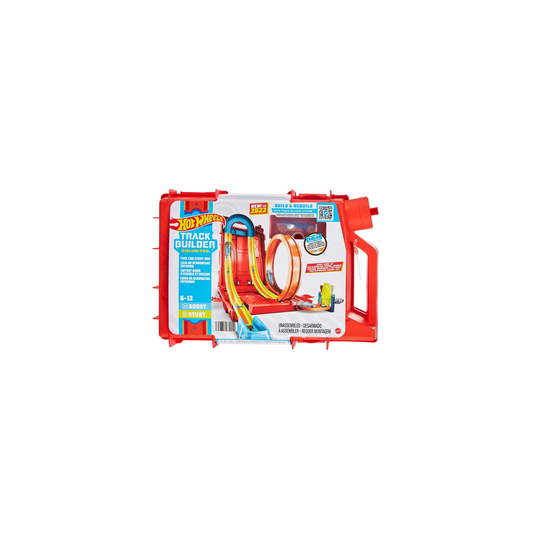 Pista Bidon de AcrobaciasTrack Builder Hot Wheels