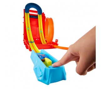 Pista Bidon de AcrobaciasTrack Builder Hot Wheels