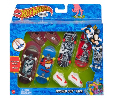 Blister 4 Skates Hot Wheels surtido
