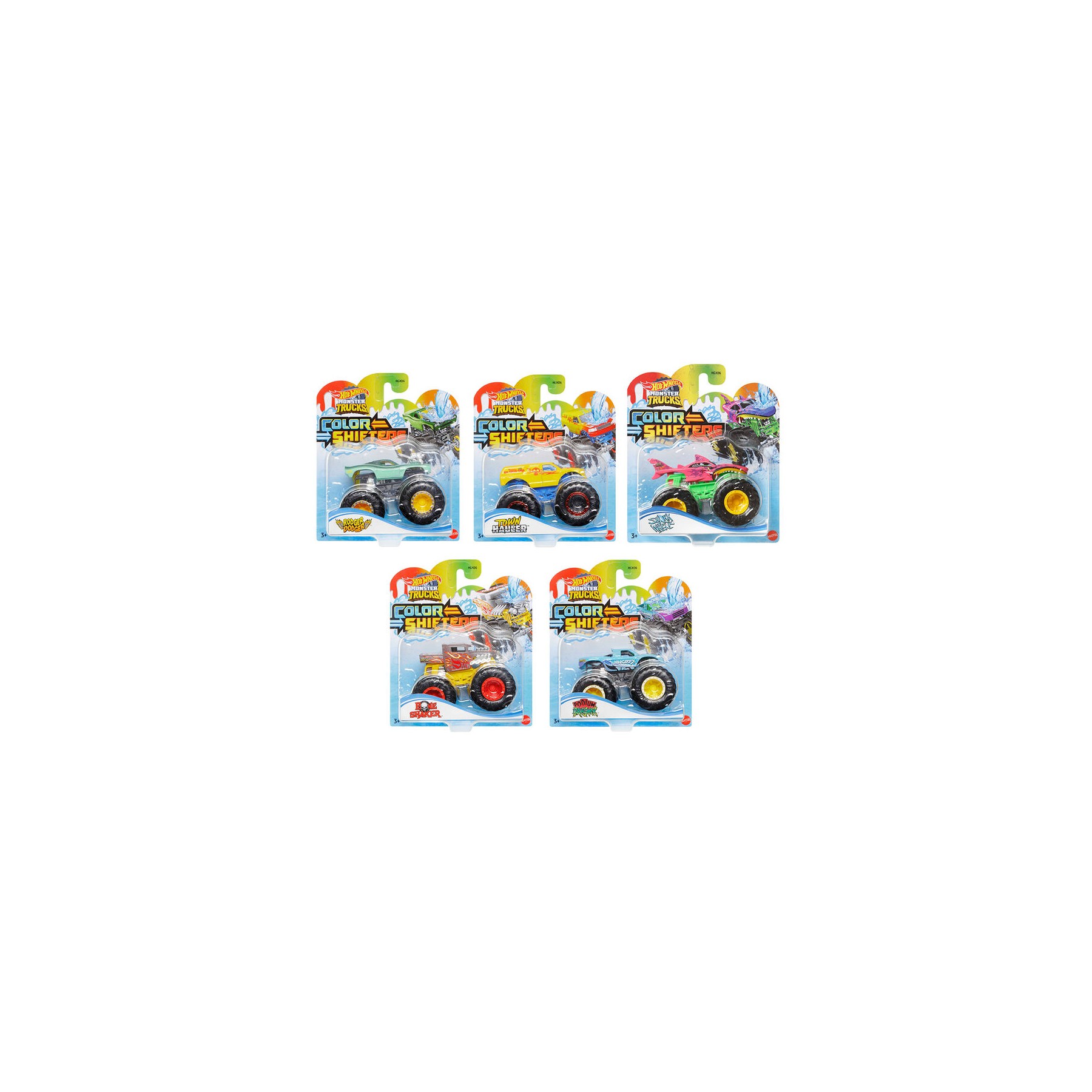 Coche Color Shifters Monster Trucks Hot Wheels surtido
