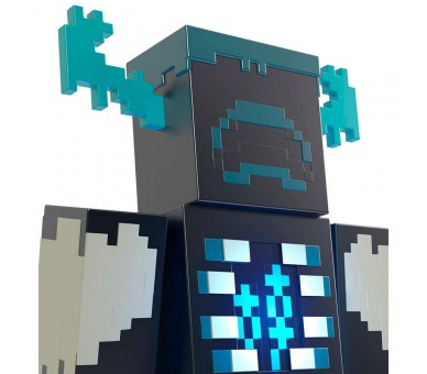 Figura Warden Minecraft luz y sonido