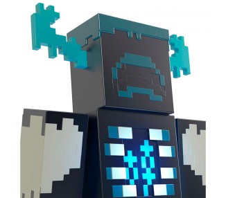Figura Warden Minecraft luz y sonido