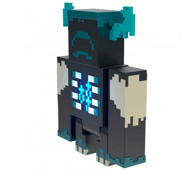Figura Warden Minecraft luz y sonido