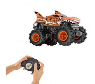 Coche radio control Tiger Shark Monster Trucks Hot Wheels
