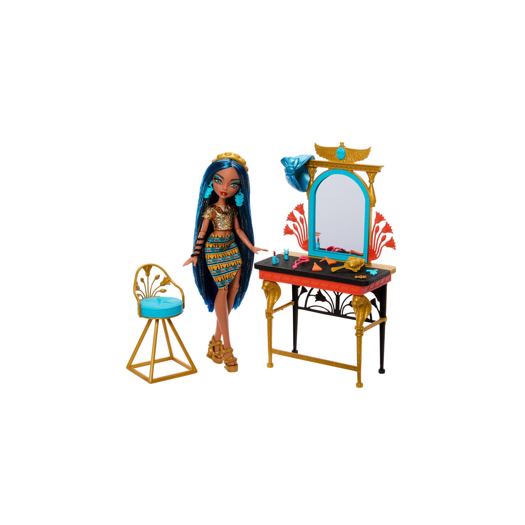 Muñeca Cleo de Nile con Tocador Monster High