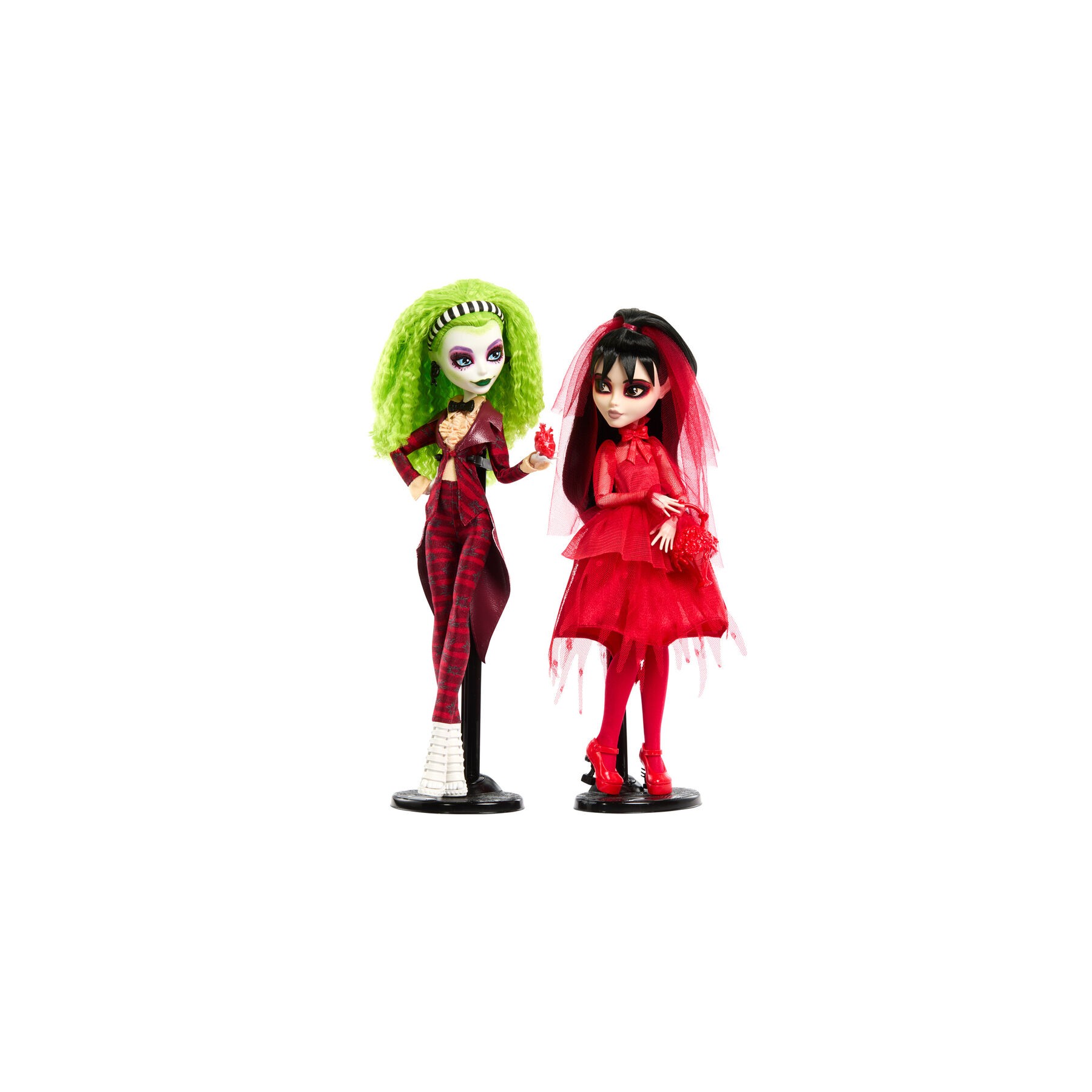 Set 2 muñecas Beetlejuice Bitelchus Monster High Skullector