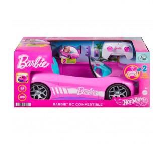 Coche Descapotable radio control Barbie Hot Wheels