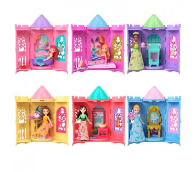Muñeca Mini Torre sorpresa Princesas Disney surtido